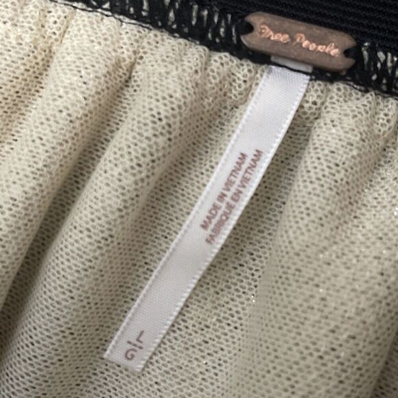 FREE PEOPLE Sequin Skirt Size Large Blush Pink NEW Party Glitz Glam Tulle - Picture 8 of 12